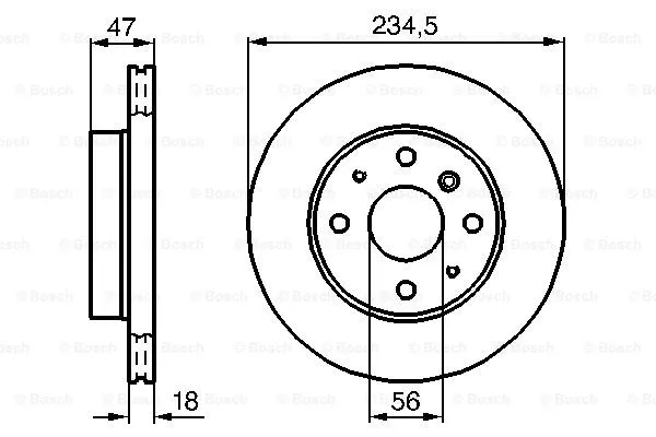 Brake Disc (0 986 478 684)