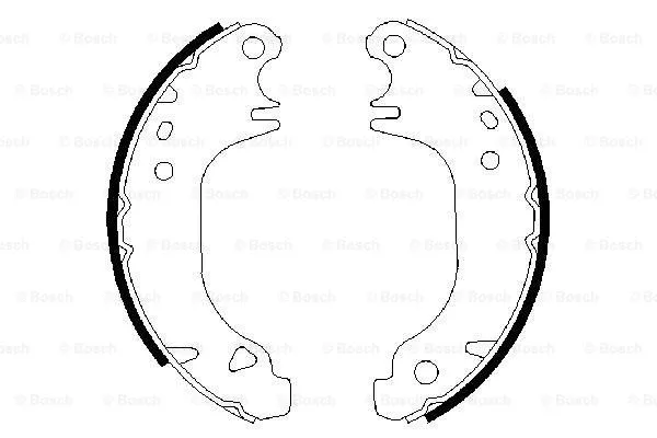 Brake Shoe Set (0 986 487 274)