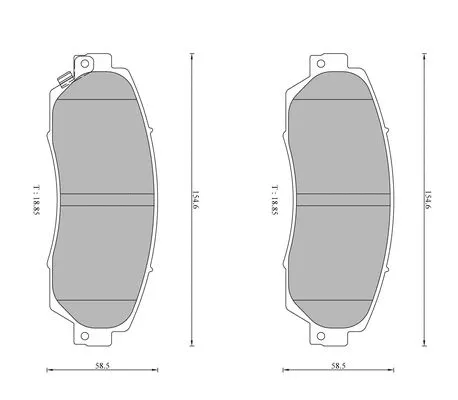 Brake Pad Set, disc brake (0 986 AB1 591)
