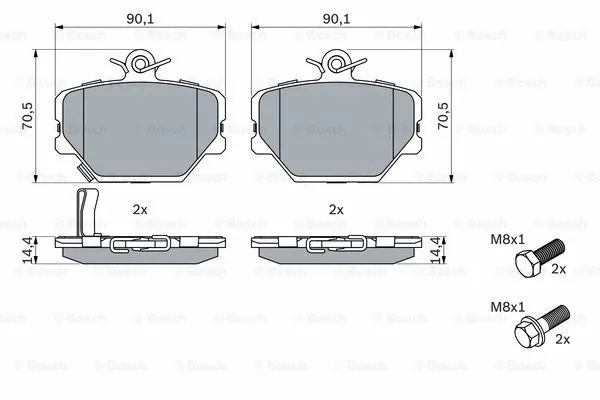 Brake Pad Set, disc brake
