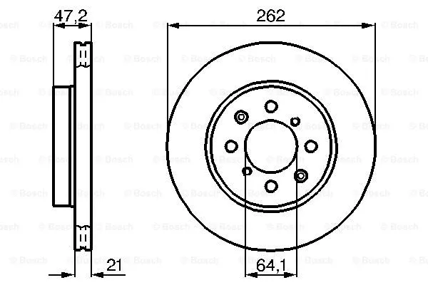 Brake Disc (0 986 478 657)