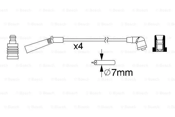 Ignition Cable Kit (0 986 357 157)