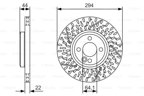 Brake Disc (0 986 479 A69)