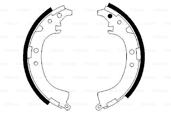 Brake Shoe Set (0 986 487 424)