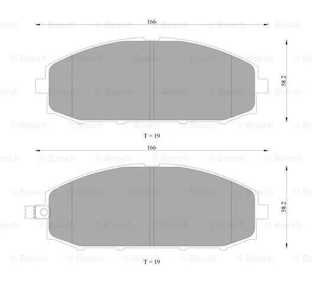 Brake Pad Set, disc brake (0 986 AB9 177)