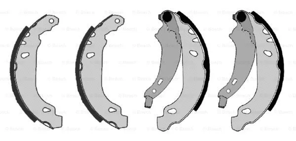 Brake Shoe Set (F 026 004 568)