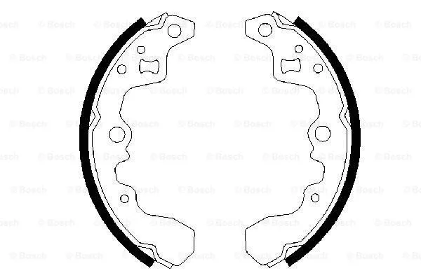 Brake Shoe Set (0 986 487 314)