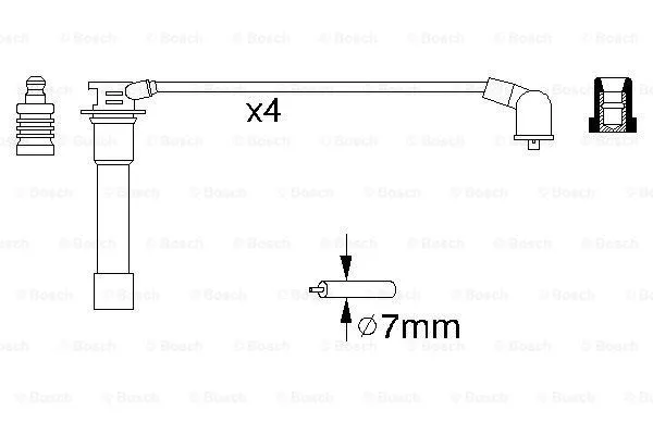 Ignition Cable Kit (0 986 356 837)