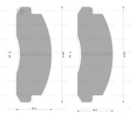 Brake Pad Set, disc brake (0 986 AB2 348)