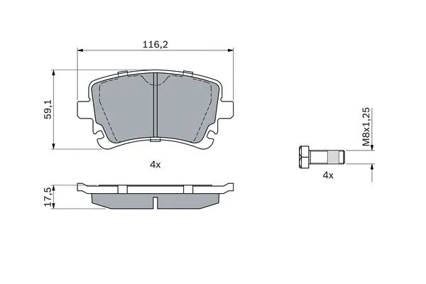Brake Pad Set, disc brake