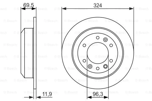 Brake Disc (0 986 479 598)