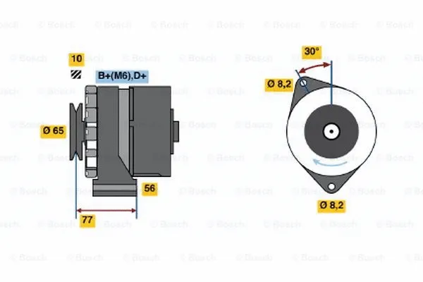 Alternator (0 986 030 830)