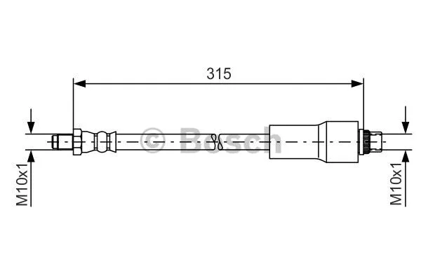 Brake Hose (1 987 476 432)