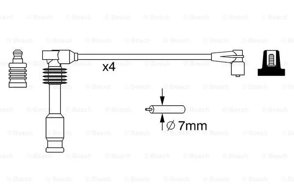 Ignition Cable Kit (0 986 357 237)