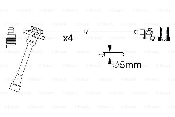 Ignition Cable Kit (0 986 357 176)