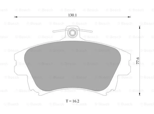 Brake Pad Set, disc brake (0 986 AB4 465)