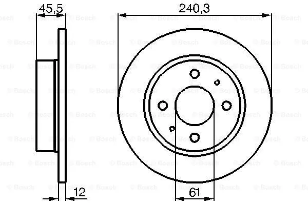 Brake Disc (0 986 478 368)