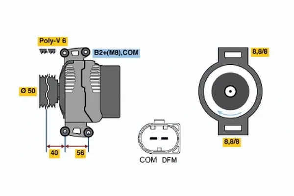 Alternator (0 124 525 055)