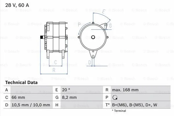 Alternator (0 986 042 051)