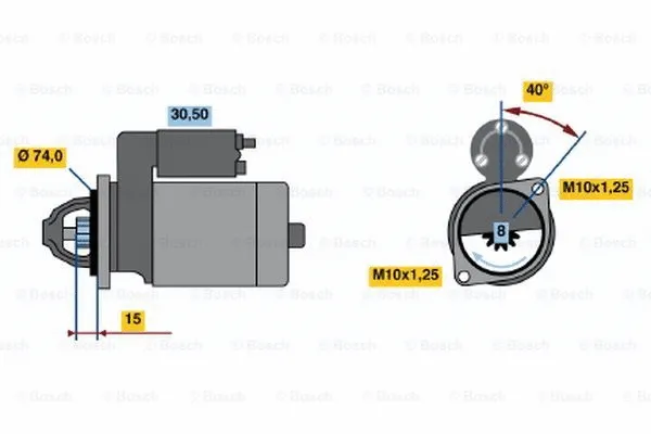 Starter (0 986 020 641)