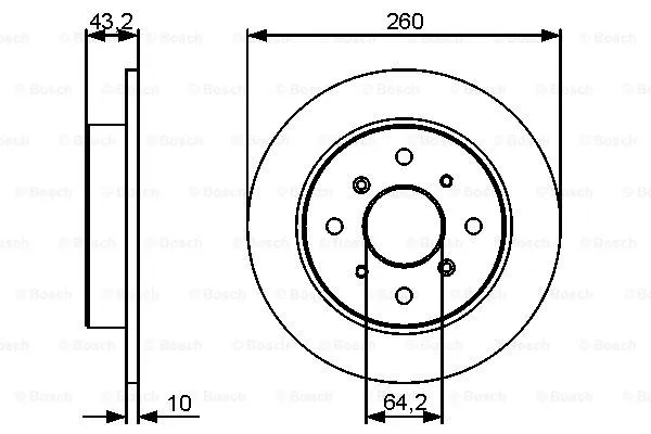 Brake Disc (0 986 479 447)