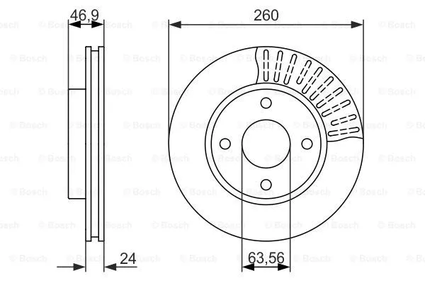 Brake Disc (0 986 479 837)