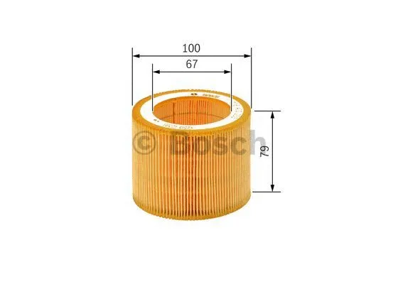 Air Filter, compressor intake (F 026 400 253)