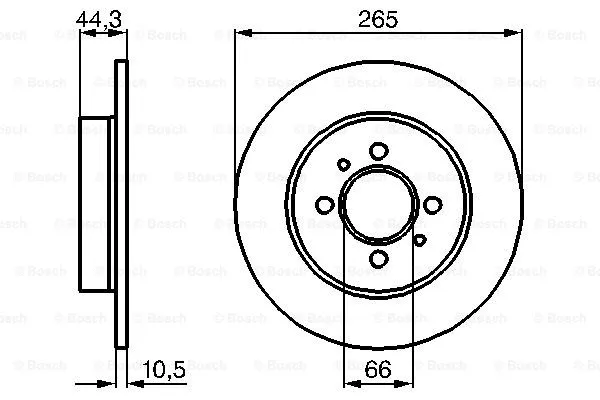 Brake Disc (0 986 478 611)