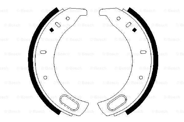 Brake Shoe Set (0 986 487 459)