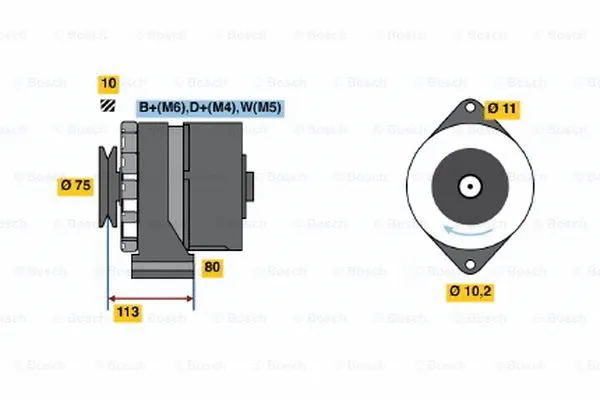 Alternator (0 120 488 268)