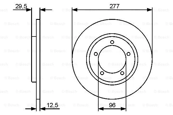 Brake Disc (0 986 479 487)