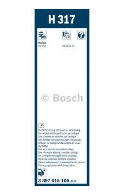 Wiper Blade (3 397 015 106)
