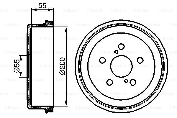Brake Drum (0 986 477 139)