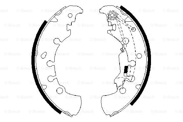 Brake Shoe Set (0 986 487 716)