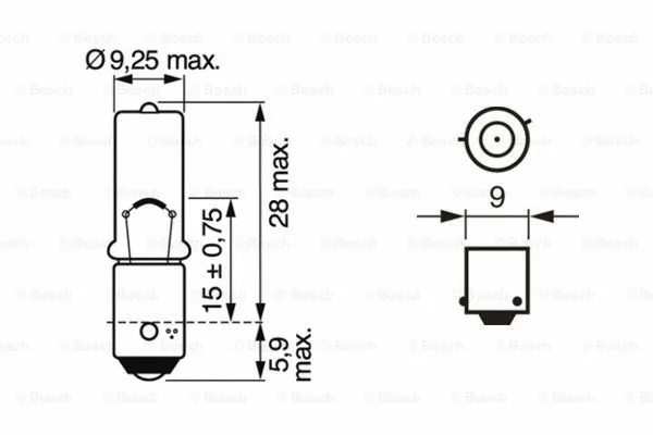 Bulb, direction indicator