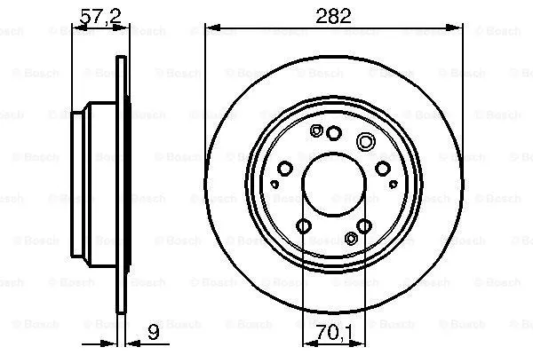 Brake Disc (0 986 479 017)