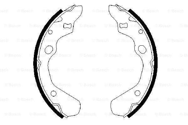 Brake Shoe Set (0 986 487 257)