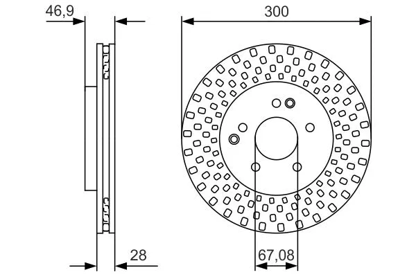 Brake Disc (0 986 479 D05)