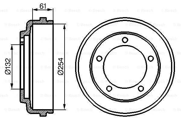 Brake Drum (0 986 477 048)