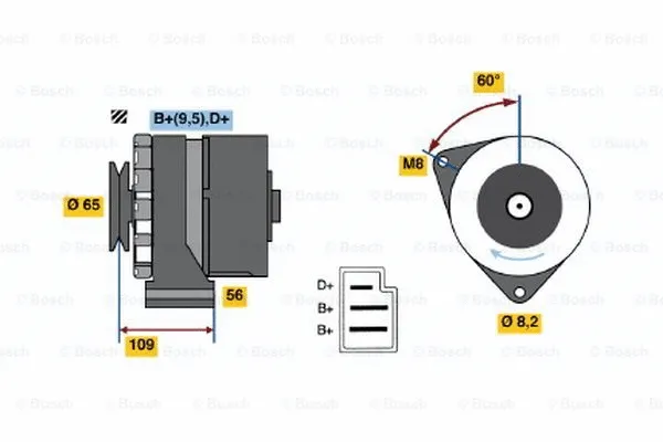 Alternator (9 120 080 176)