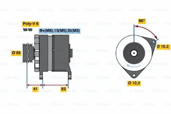 Alternator (0 120 468 127)