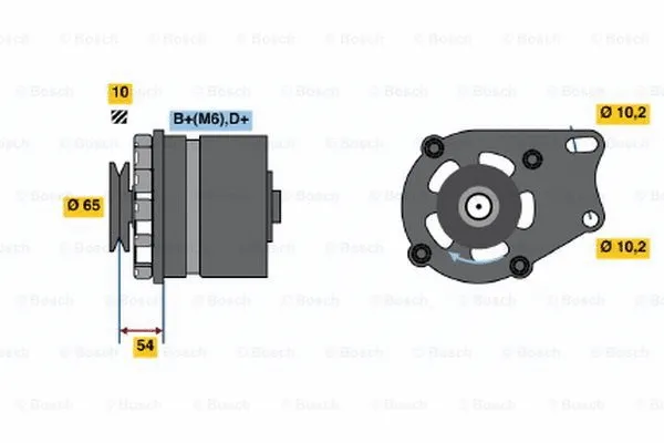 Alternator (9 120 144 241)