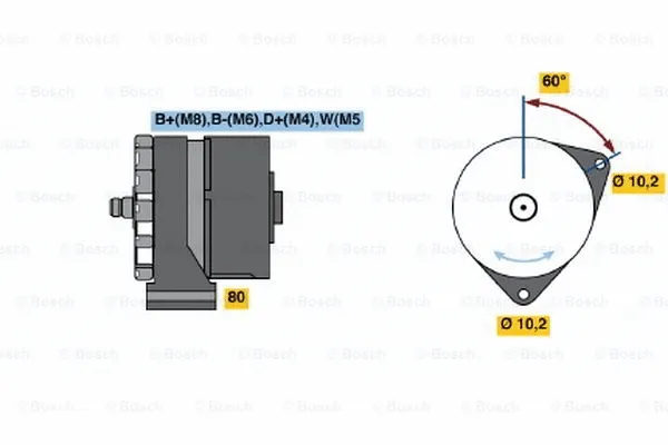 Alternator (0 120 468 142)