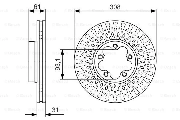Brake Disc (0 986 479 C99)