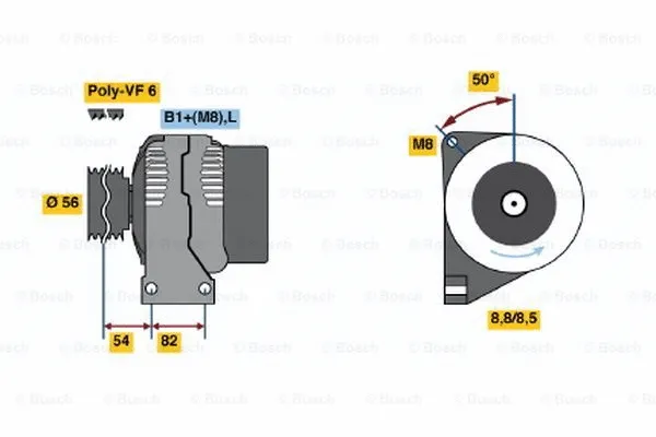 Alternator (0 124 625 003)