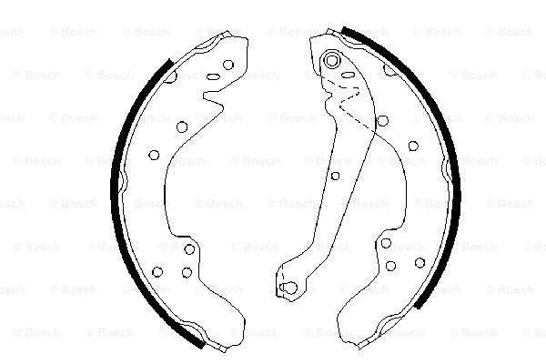 Brake Shoe Set (0 986 487 146)