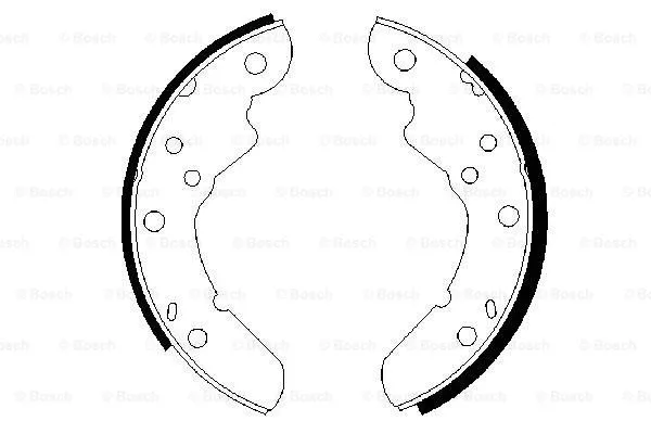 Brake Shoe Set (0 986 487 471)