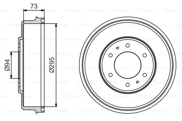 Brake Drum (0 986 477 232)