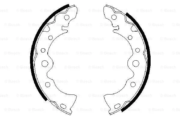 Brake Shoe Set (0 986 487 398)