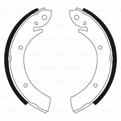 Brake Shoe Set (0 986 BB3 546)